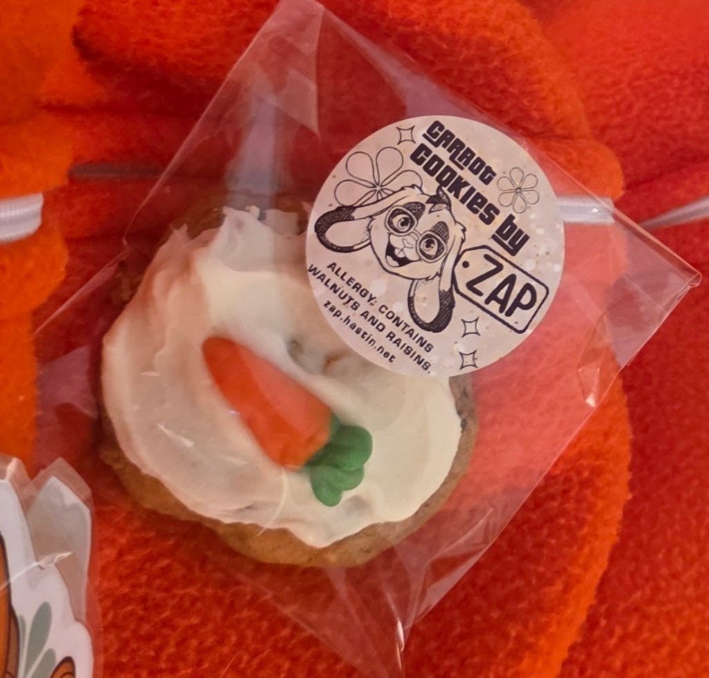 Freshly Baked Carrot Cookie by Zap